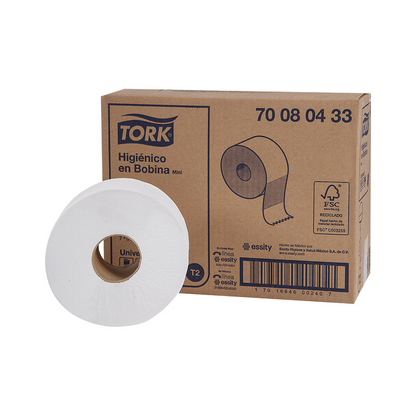 ROLLO DE PAPEL HIGIÉNICO TORK UNIVERSAL 700804