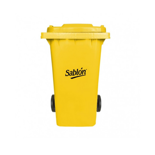 CESTO 240 LITROS AMARILLO CON TAPA SIN PEDAL SABLÓN®