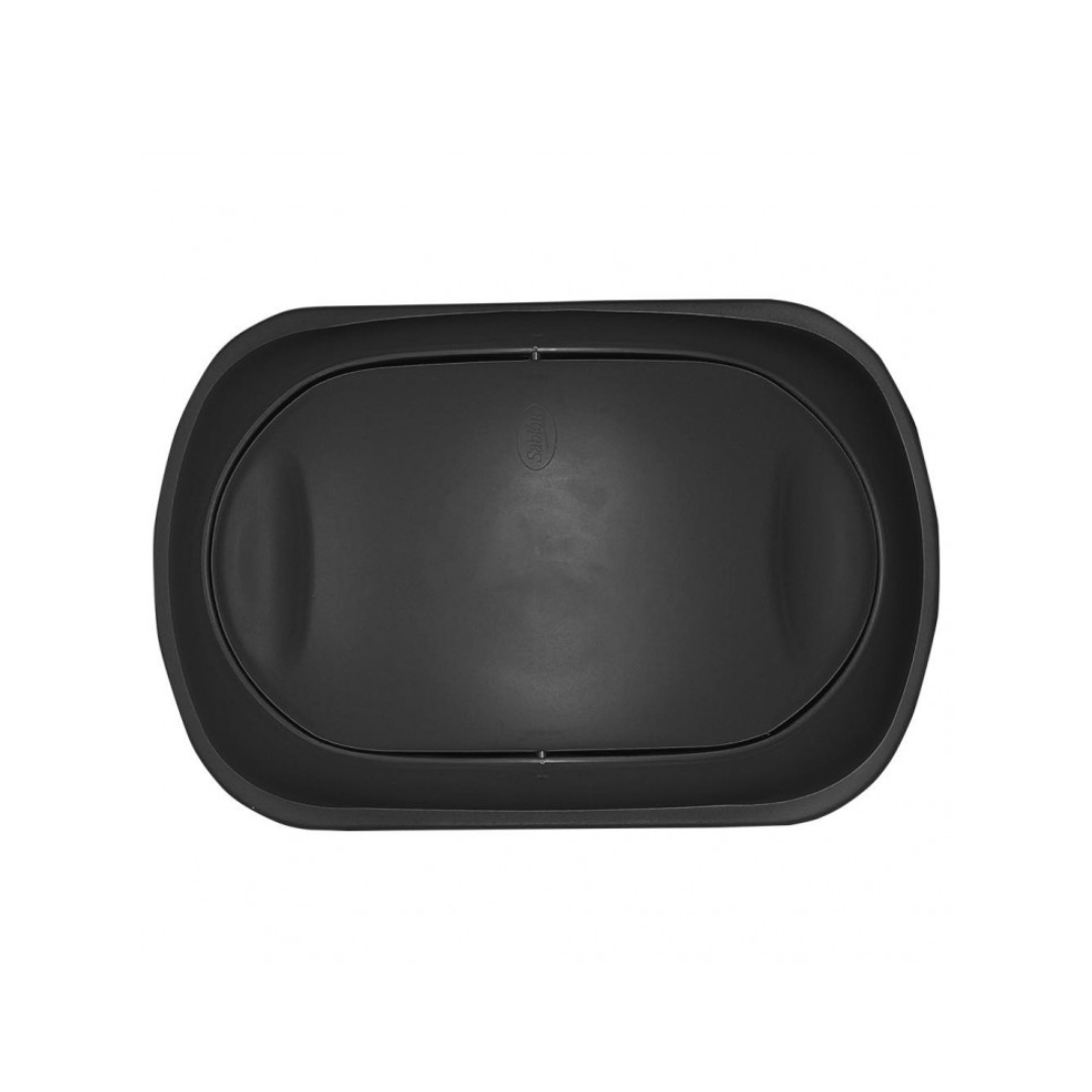 CESTO JUMBO NEGRO SIN ASAS CON TAPA BALANCIN LATERAL SABLÓN®