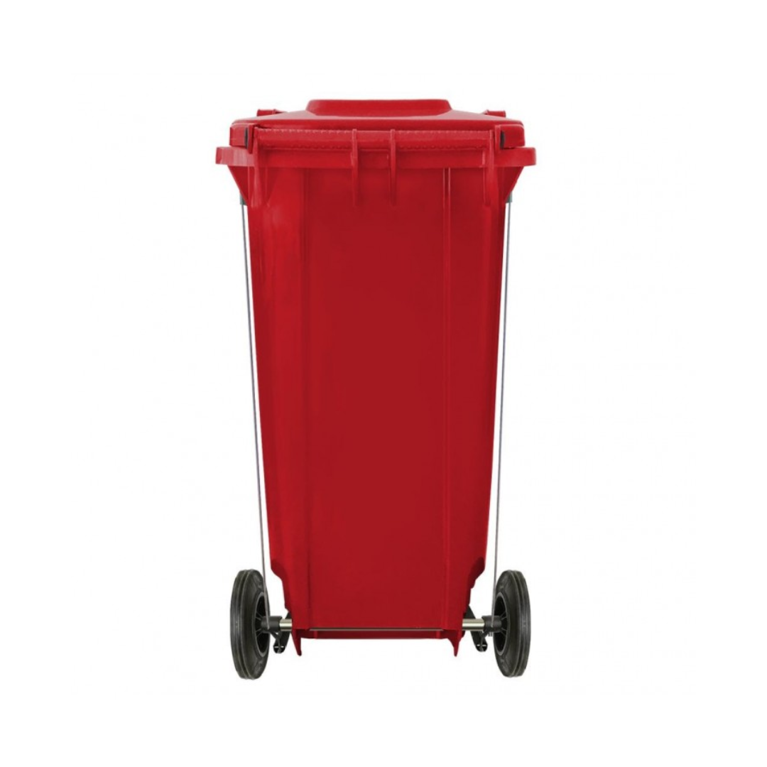 CESTO 120 LITROS ROJO CON TAPA ROJA CON PEDAL SABLÓN®