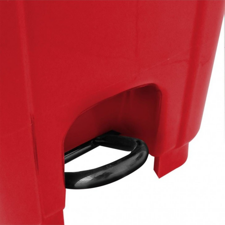 CESTO 120 LITROS ROJO CON TAPA ROJA CON PEDAL SABLÓN®