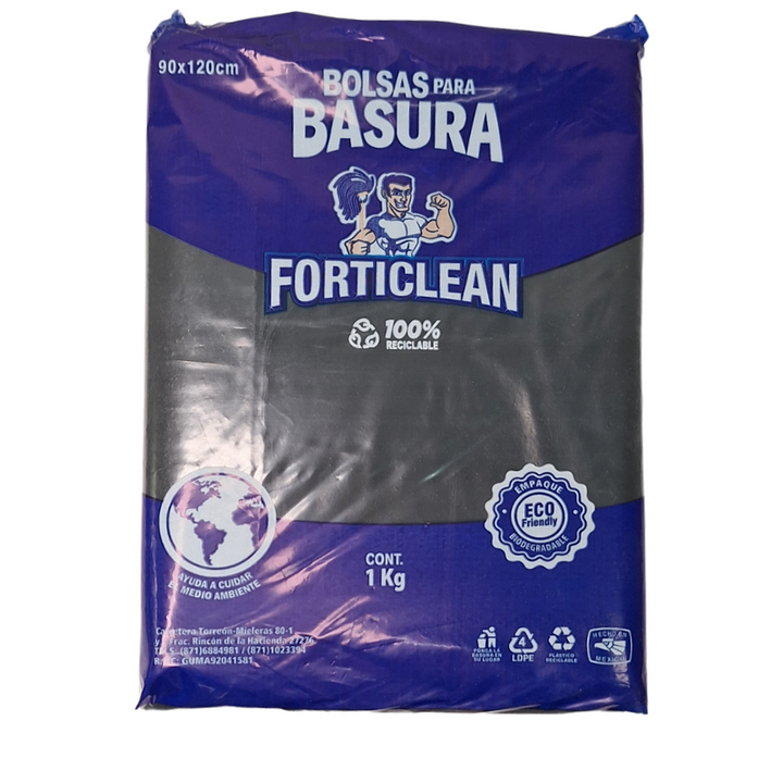 BOLSA NEGRA PARA BASURA FORTICLEAN®
