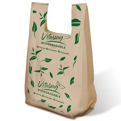 BOLSA CAMISETA VITABAG POLISEDA BIODEGRADABLE