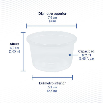VASO PLÁSTICO #4 CH OZ