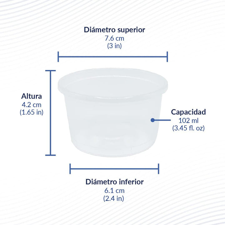 VASO PLÁSTICO #4 CH OZ