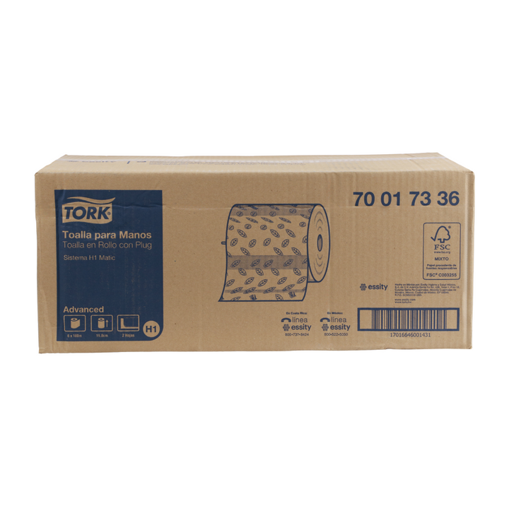 TOALLA EN ROLLO TORK® ADVANCED H1 6/180 700173