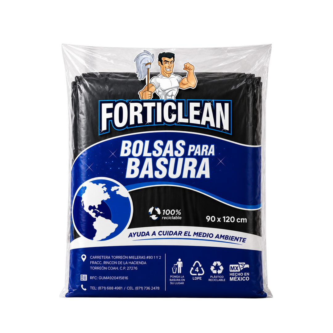 BOLSA NEGRA PARA BASURA FORTICLEAN®