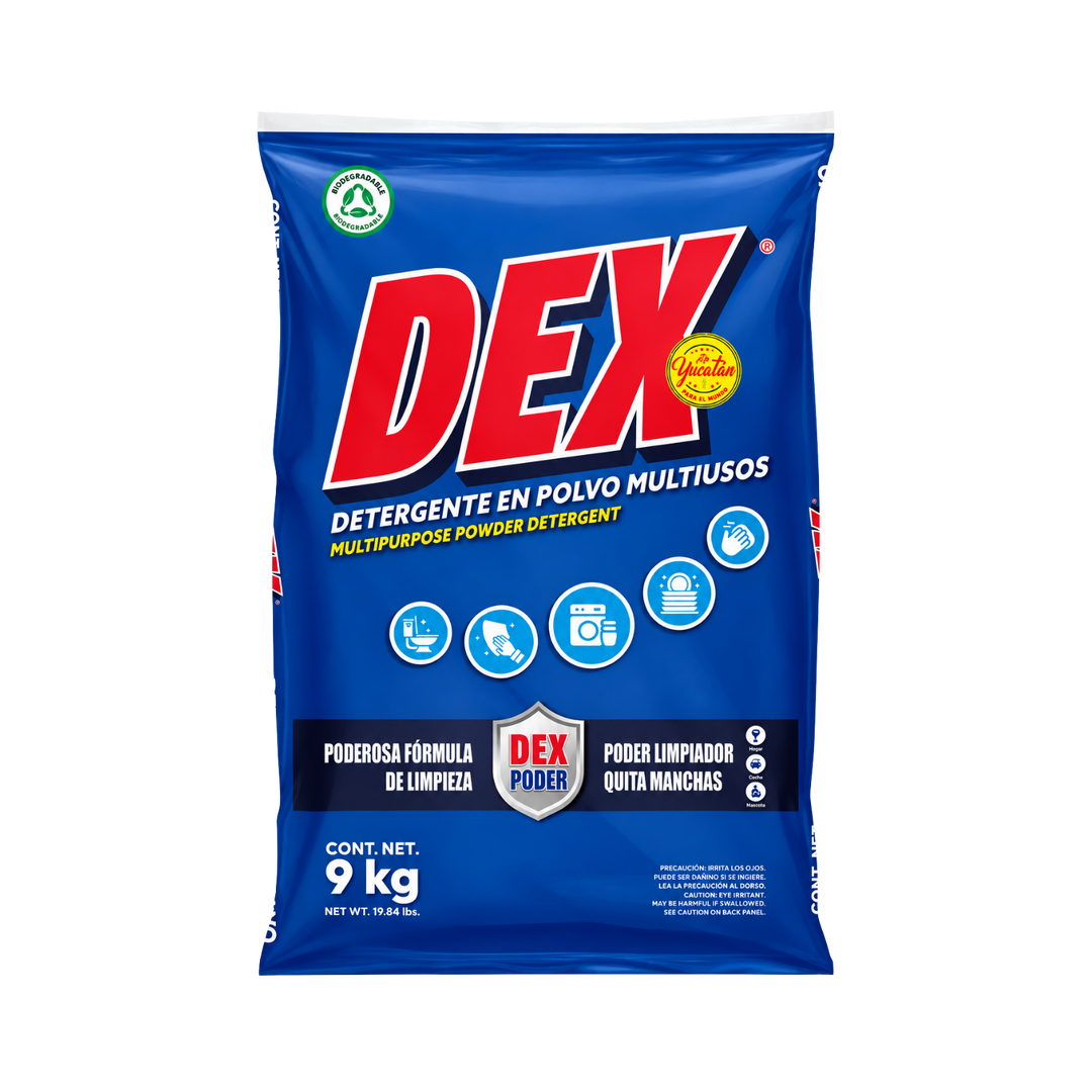 DETERGENTE EN POLVO 9 KG