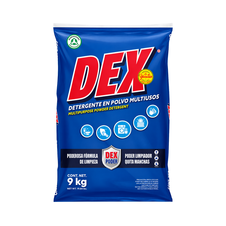 DETERGENTE EN POLVO 9 KG