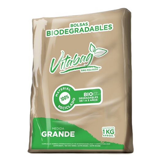 BOLSA CAMISETA VITABAG POLISEDA BIODEGRADABLE