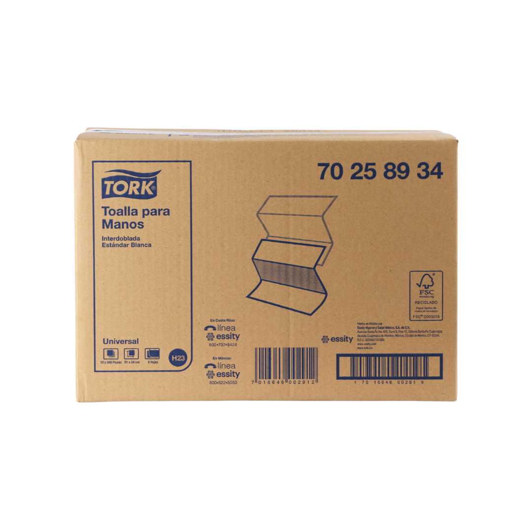 TOALLA INTERDOBLADA TORK® 10/200 702589