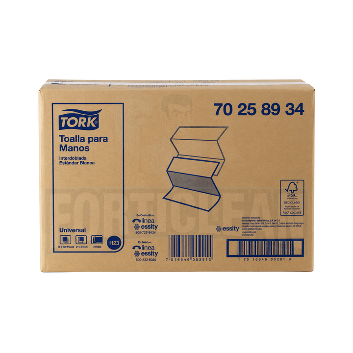 TOALLA INTERDOBLADA TORK® 10/200 702589