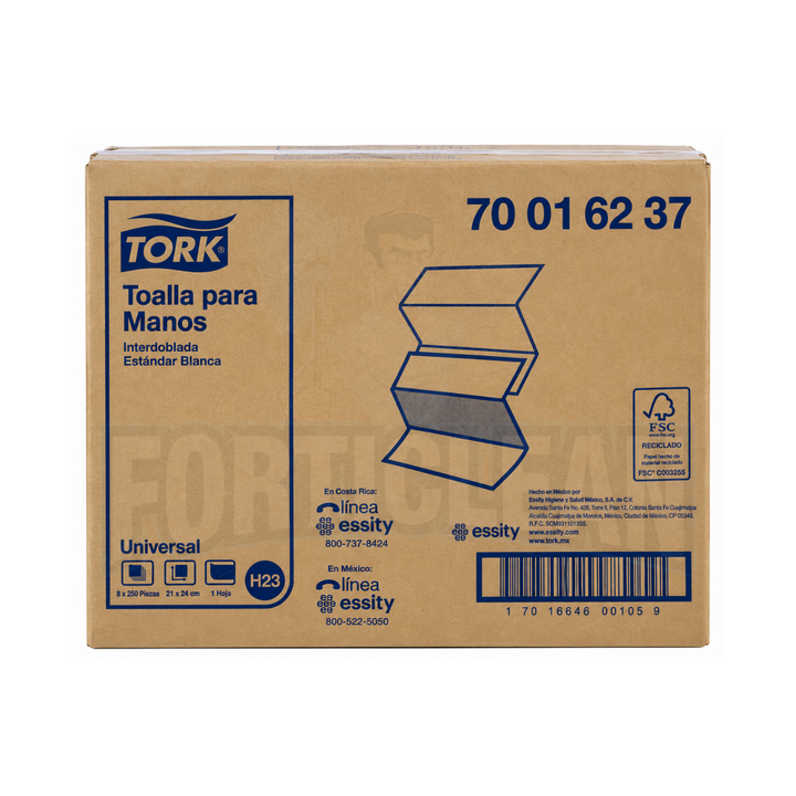 TOALLA INTERDOBLADA TORK® 8/250 700162