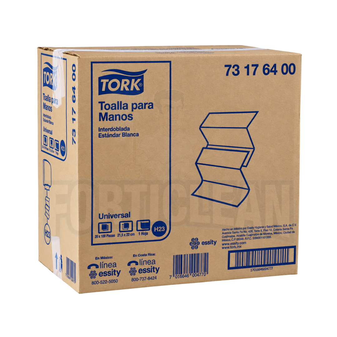 TOALLA INTERDOBLADA UNIVERSAL TORK® 20/100 731764