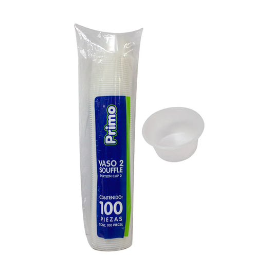 Vaso plástico #2 OZ